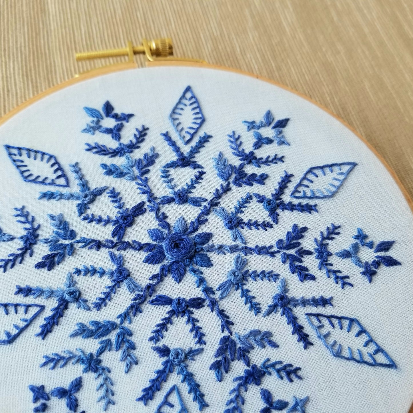 Snowflake Sampler Embroidery Kit