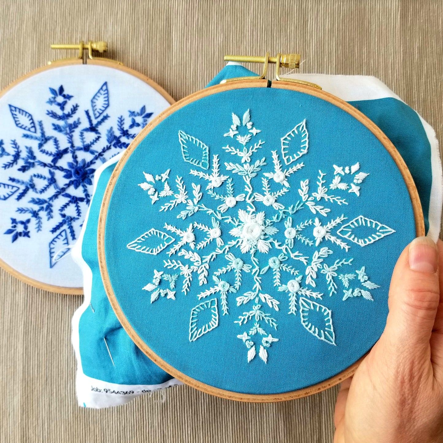 Snowflake Sampler Embroidery Pattern (PDF)