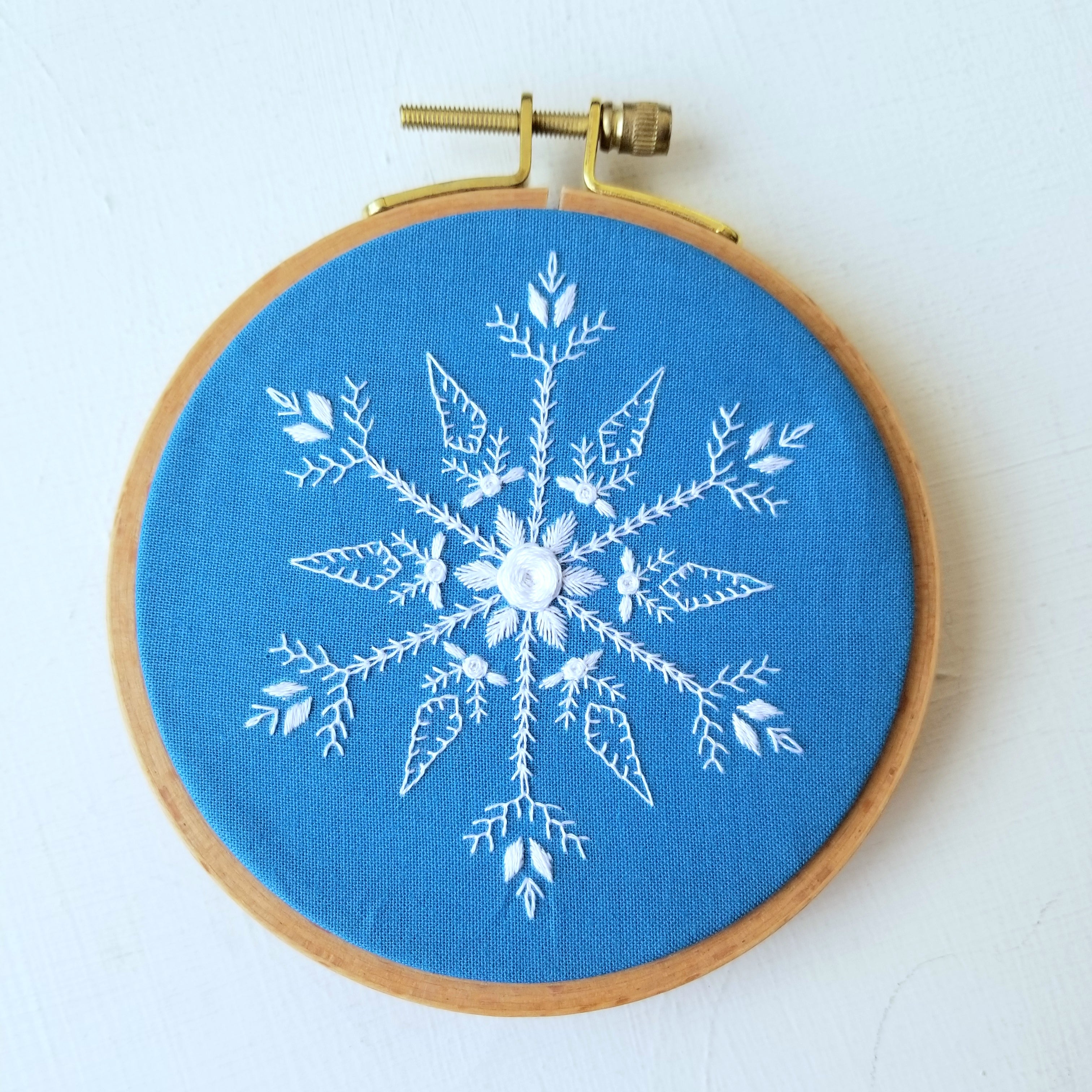 Snowflake Embroidery Pattern Snowflake Embroidery Set Pattern