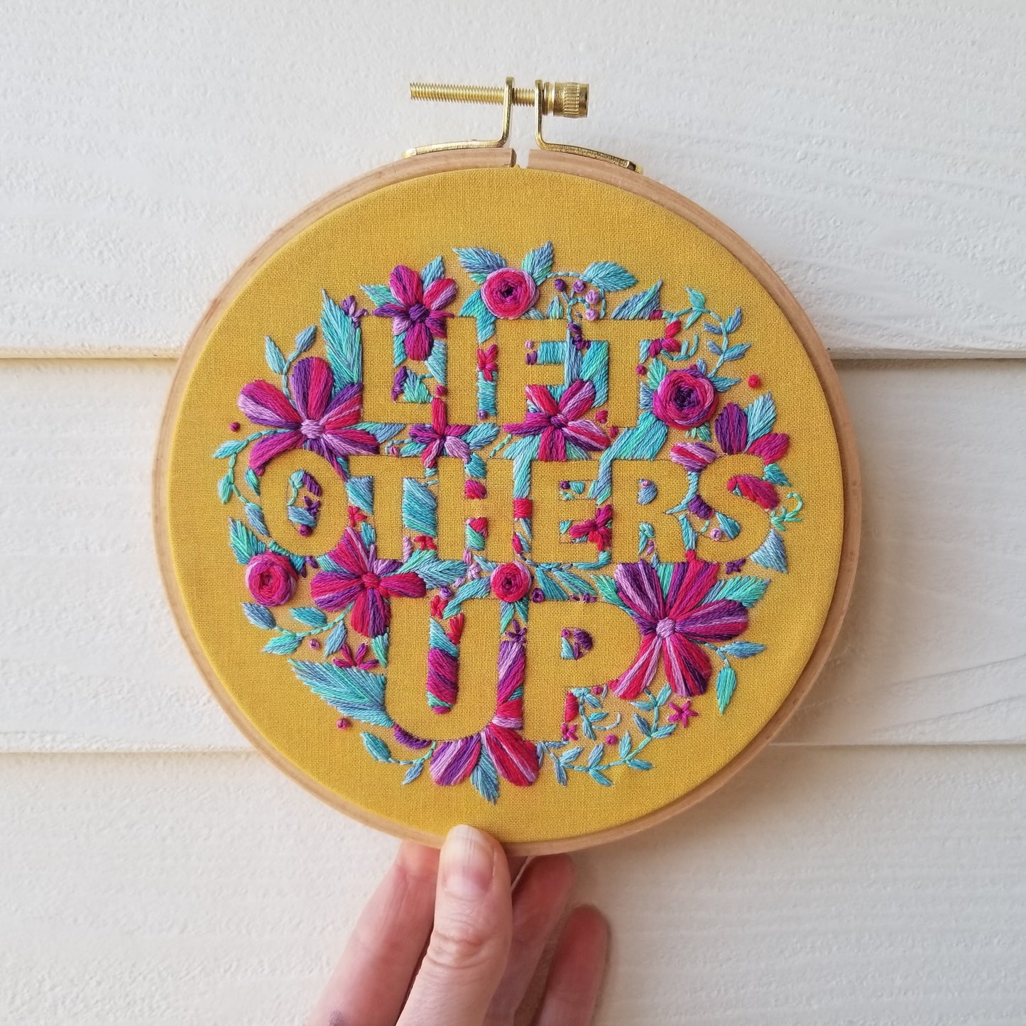 Lift Others Up Embroidery Pattern (PDF)