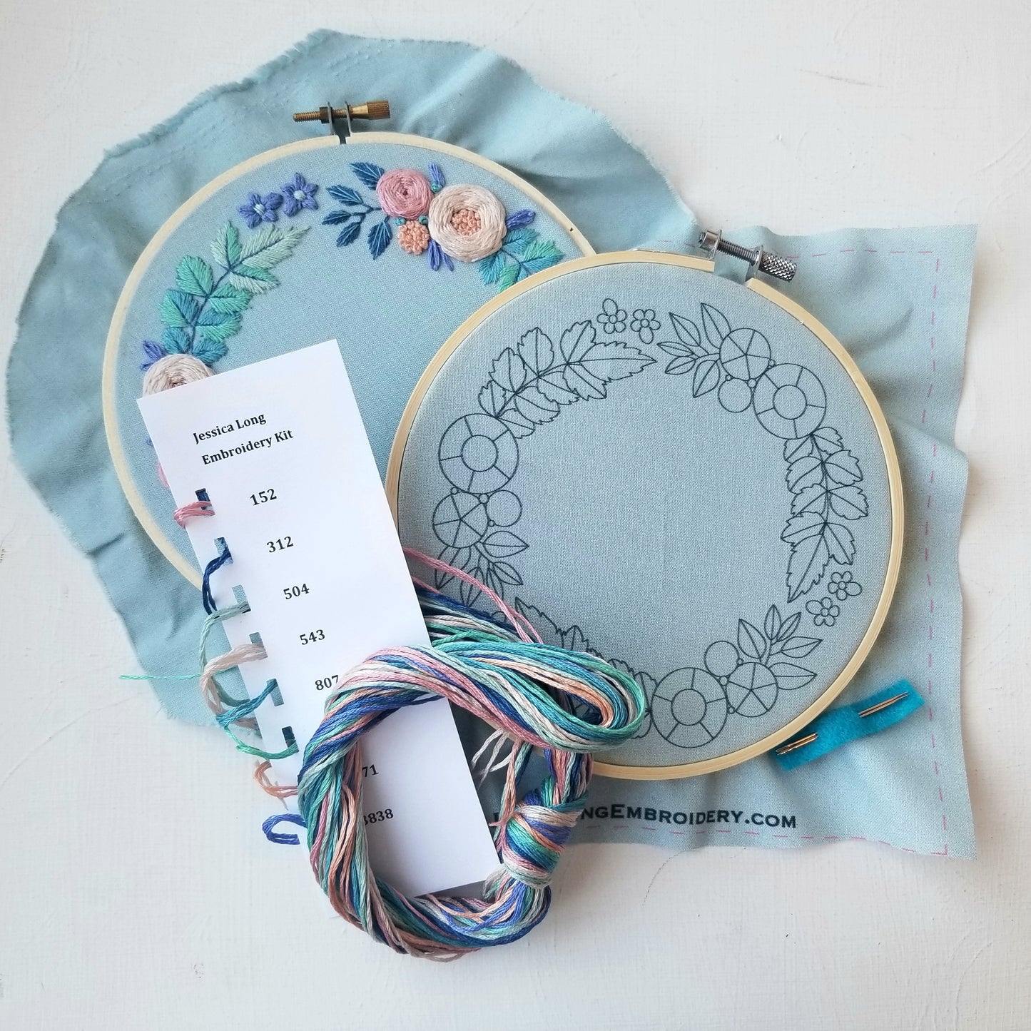 Morning Blooms Embroidery Kit