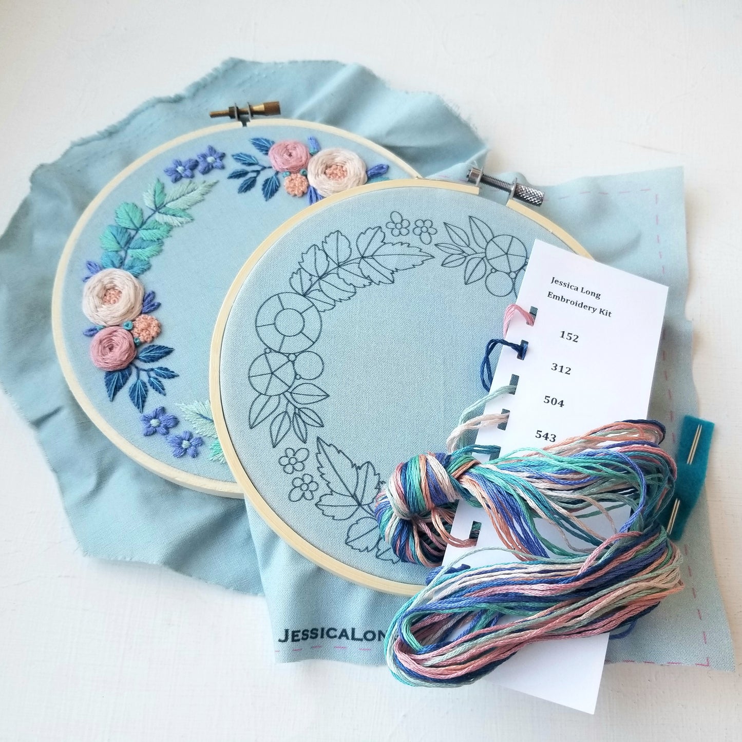 Morning Blooms Embroidery Kit