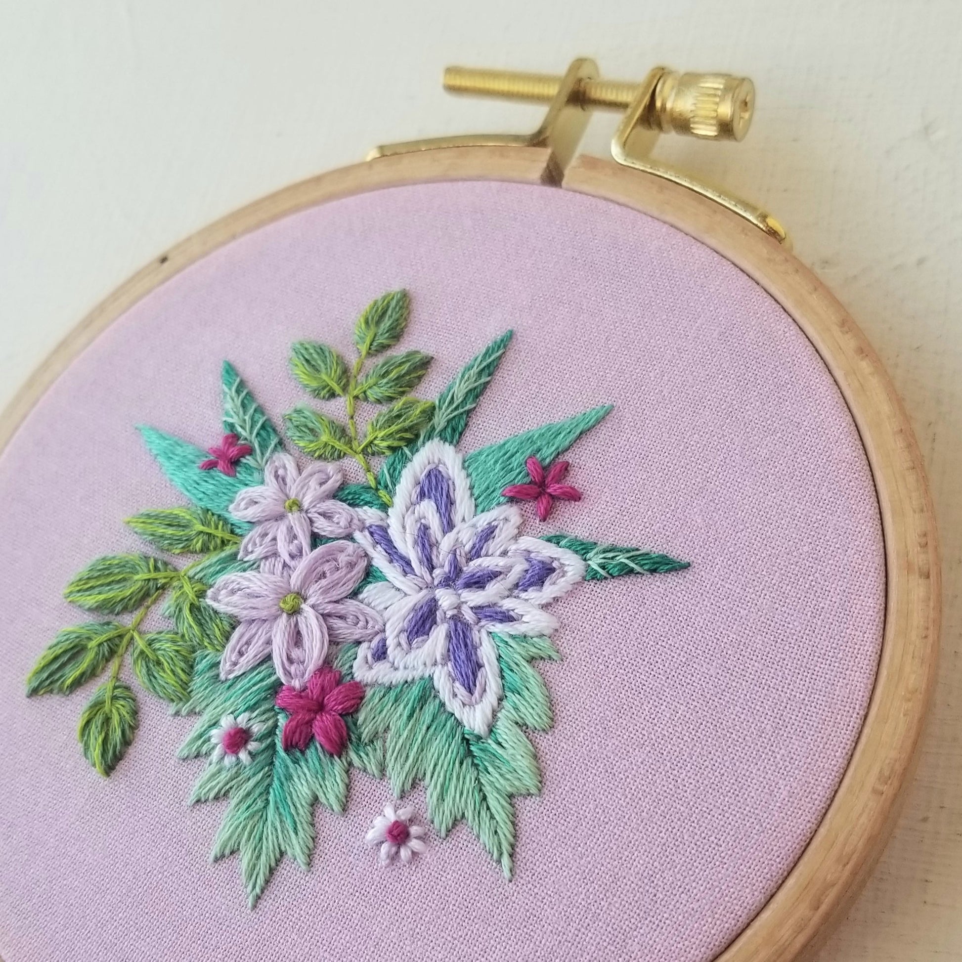 Wildflowers Embroidery Pattern Video Tutorial, Beginner Embroidery PDF  Pattern, Botanical Embroidery Designs -  Canada