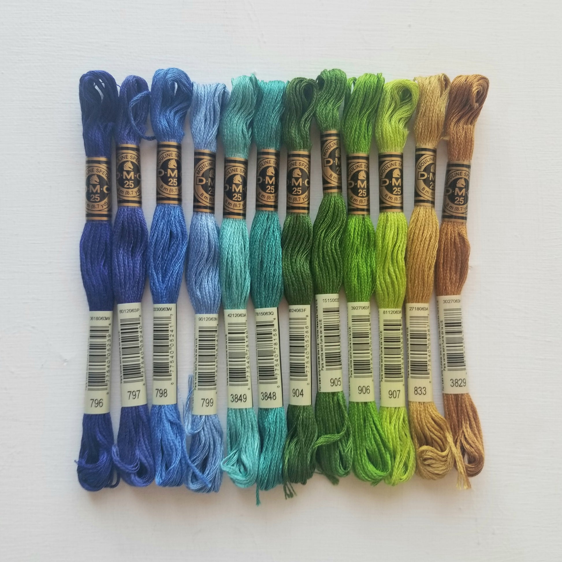 DMC Embroidery Floss (Color # 520 - 801) - Needlepoint Joint