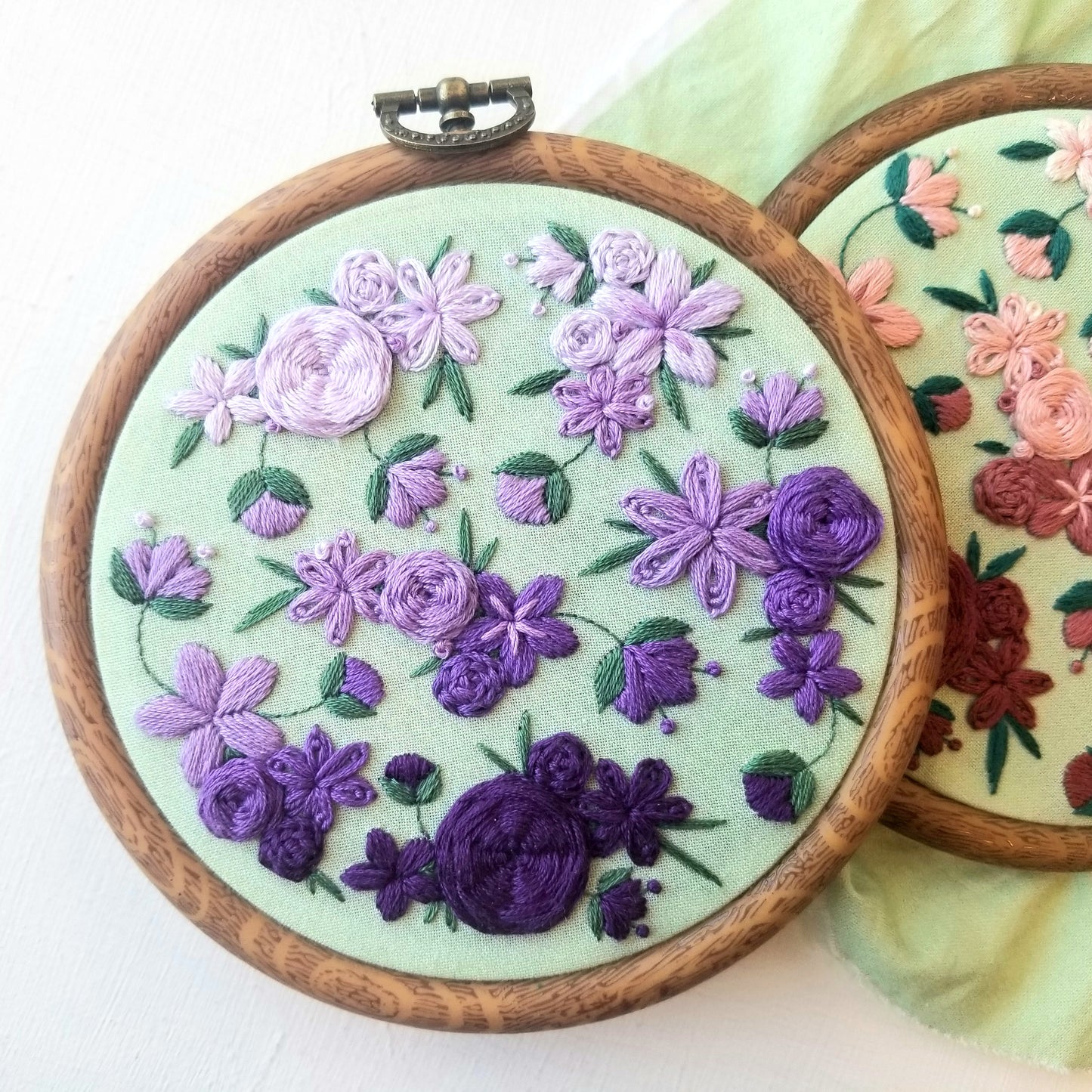 Blushing Blooms Embroidery Kit