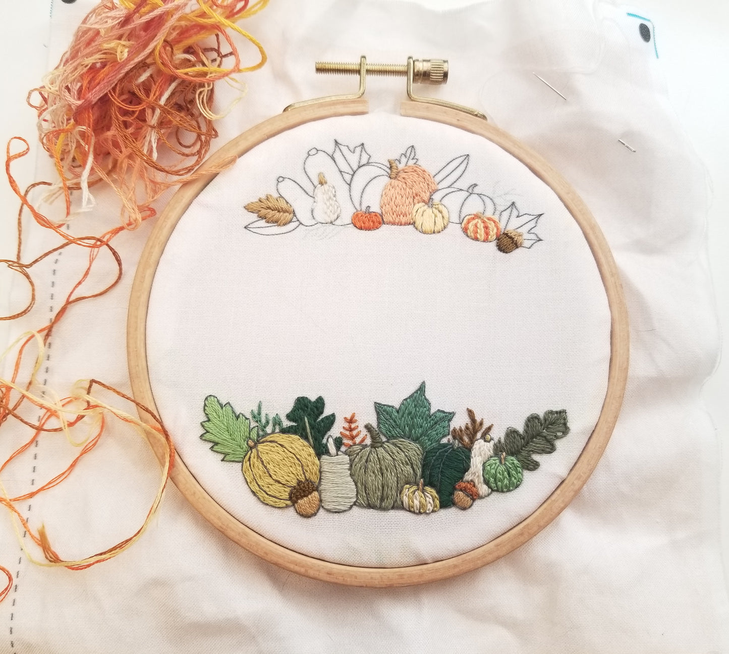 Autumn Colors Embroidery Pattern (PDF)