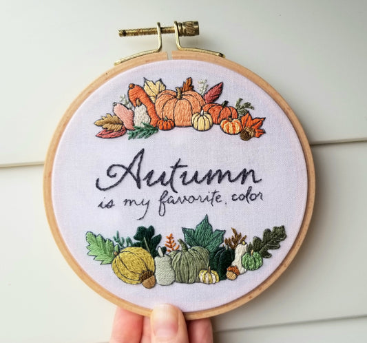 Autumn Colors Embroidery Kit