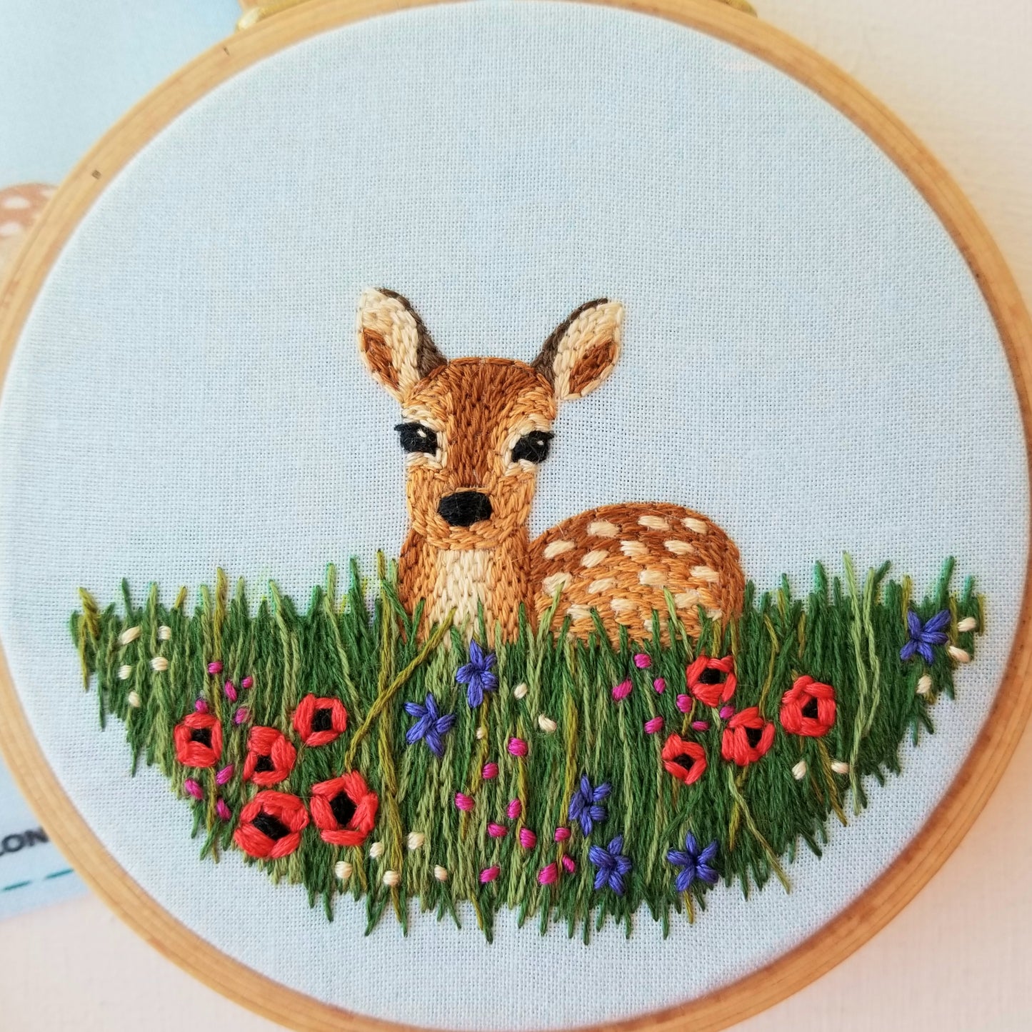 Wildflower Fawn Embroidery Kit