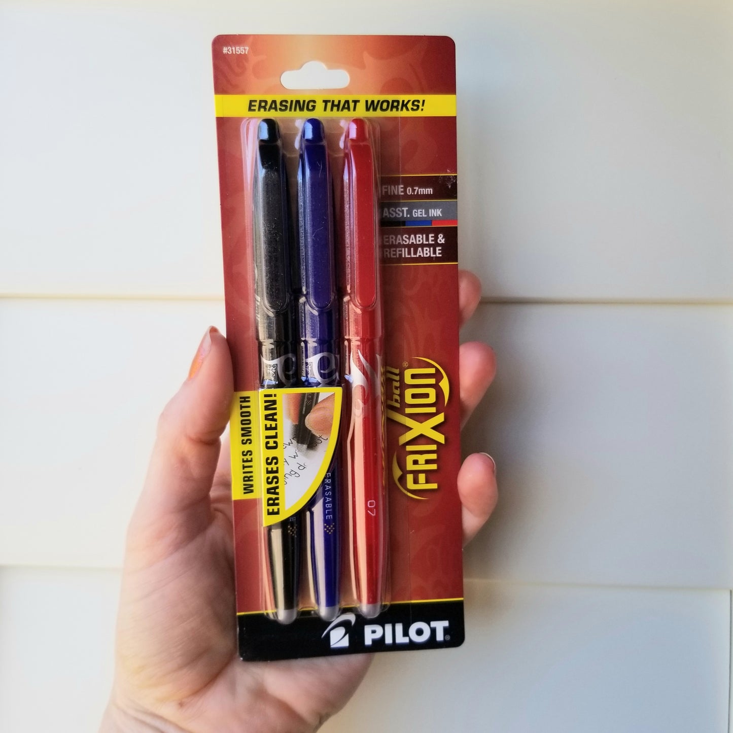Frixion Heat Erasable Pens from Pilot
