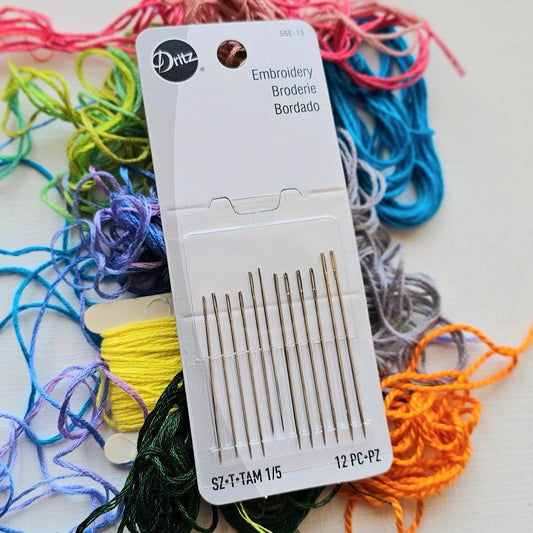 Assorted (1/5) Dritz Embroidery Needles