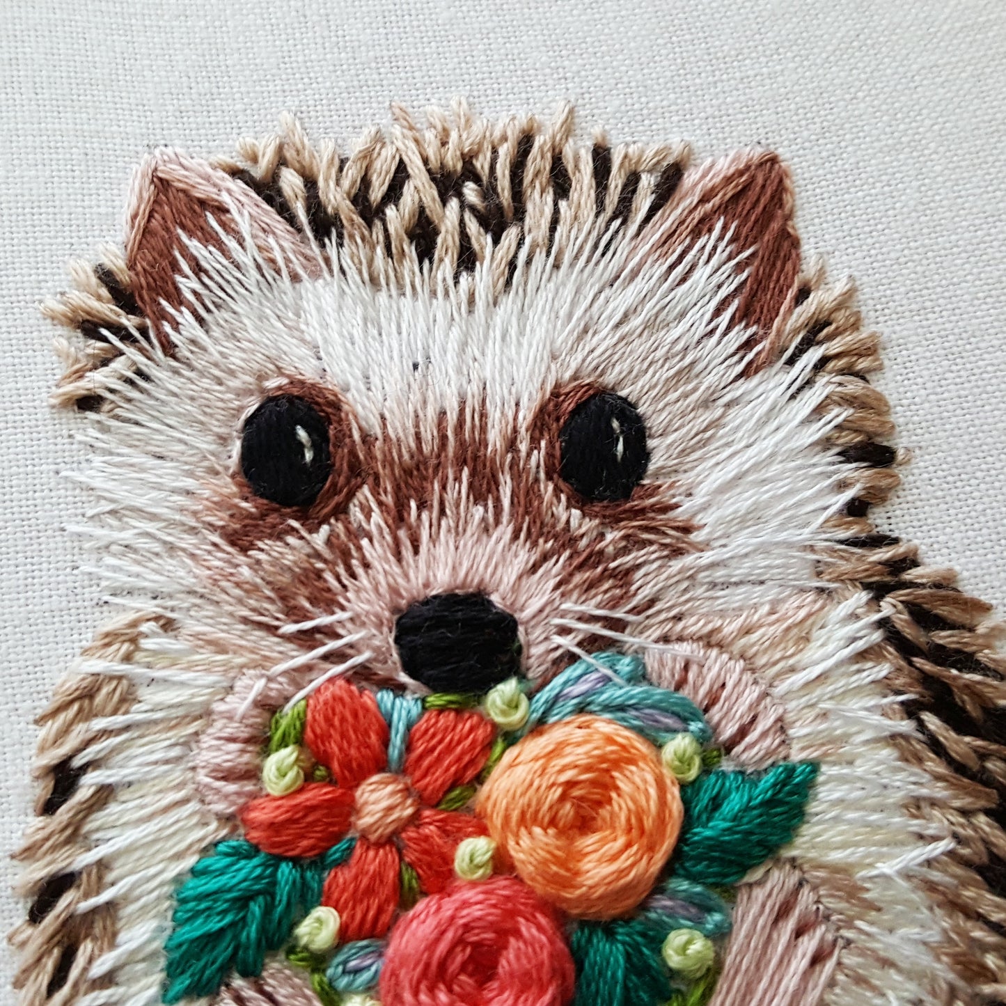 Hedgehog Embroidery Pattern (PDF)