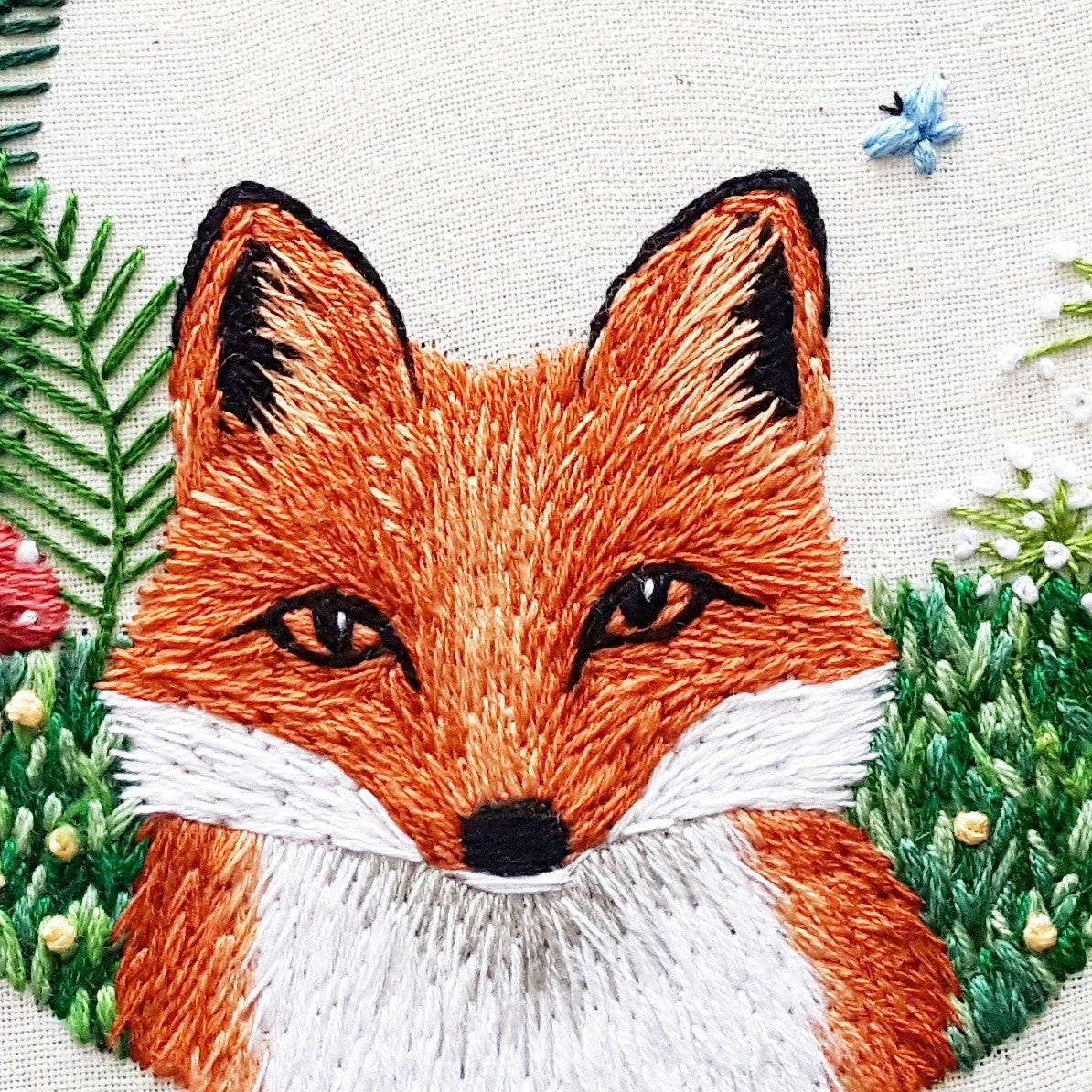 Little Fox Embroidery Pattern (PDF)