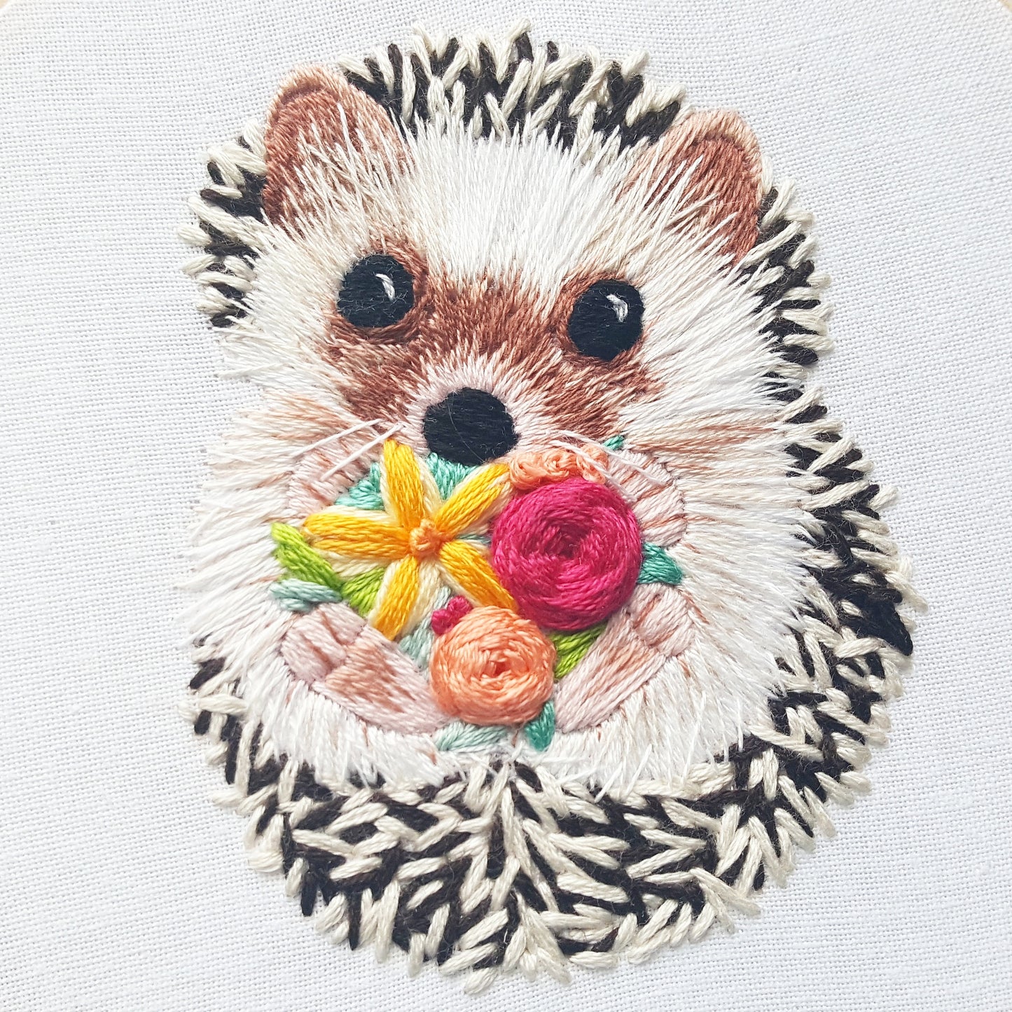 Hedgehog Printed Fabric