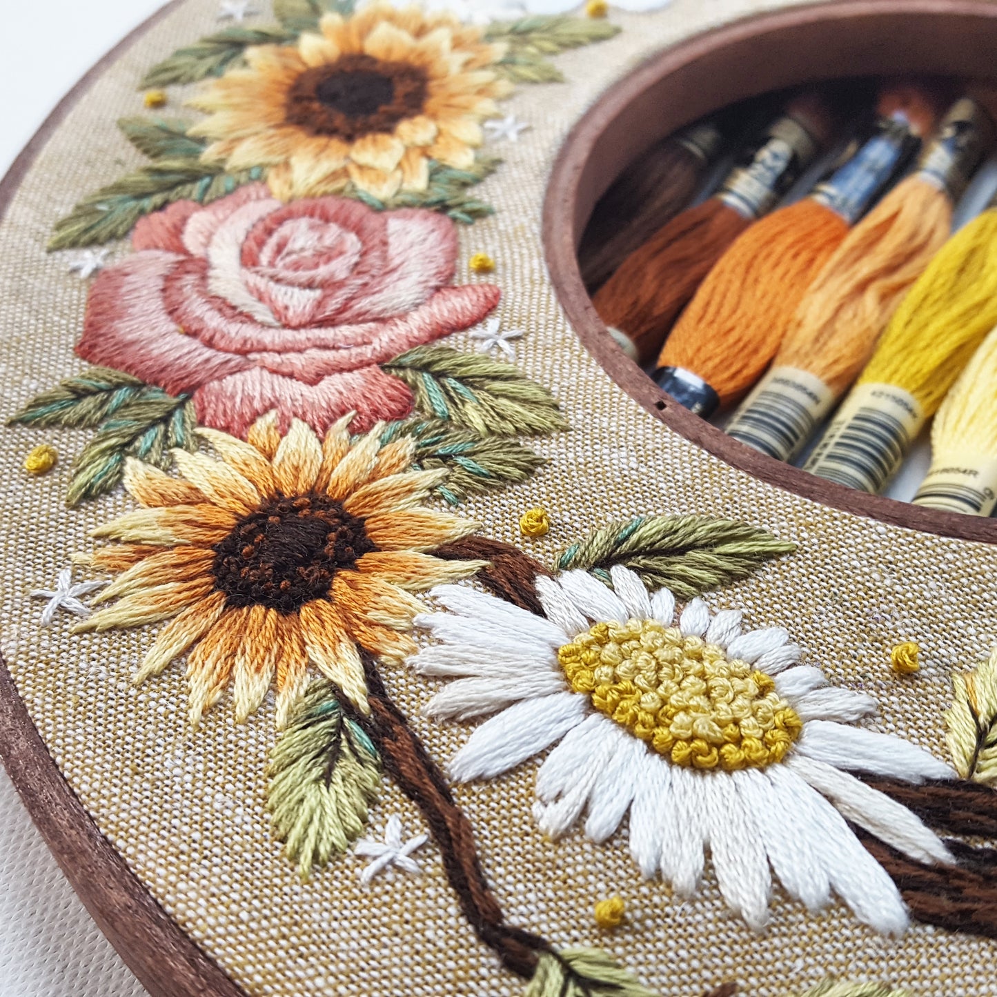 Autumn Wreath Embroidery Kit