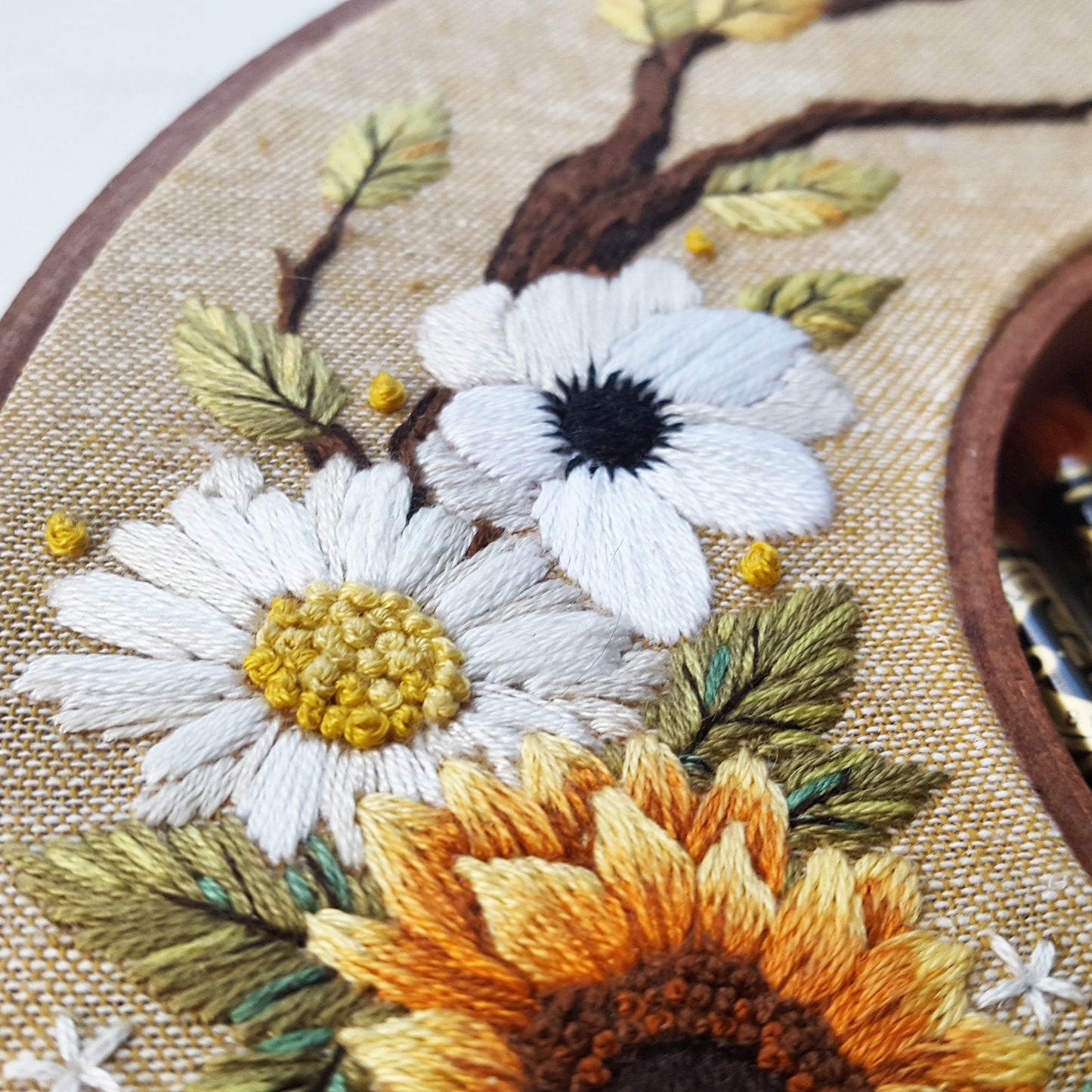 Autumn Wreath Hand Embroidery Pattern (PDF)