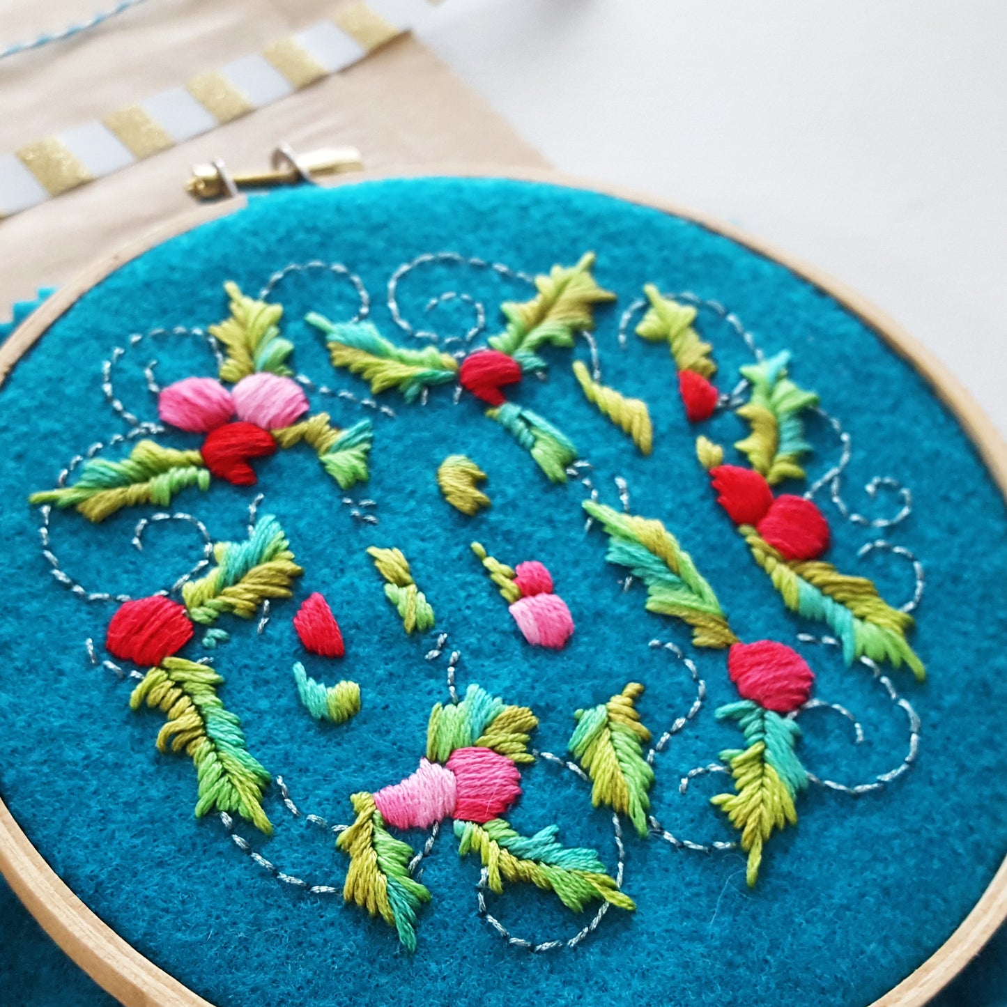 Joy's hand embroidery