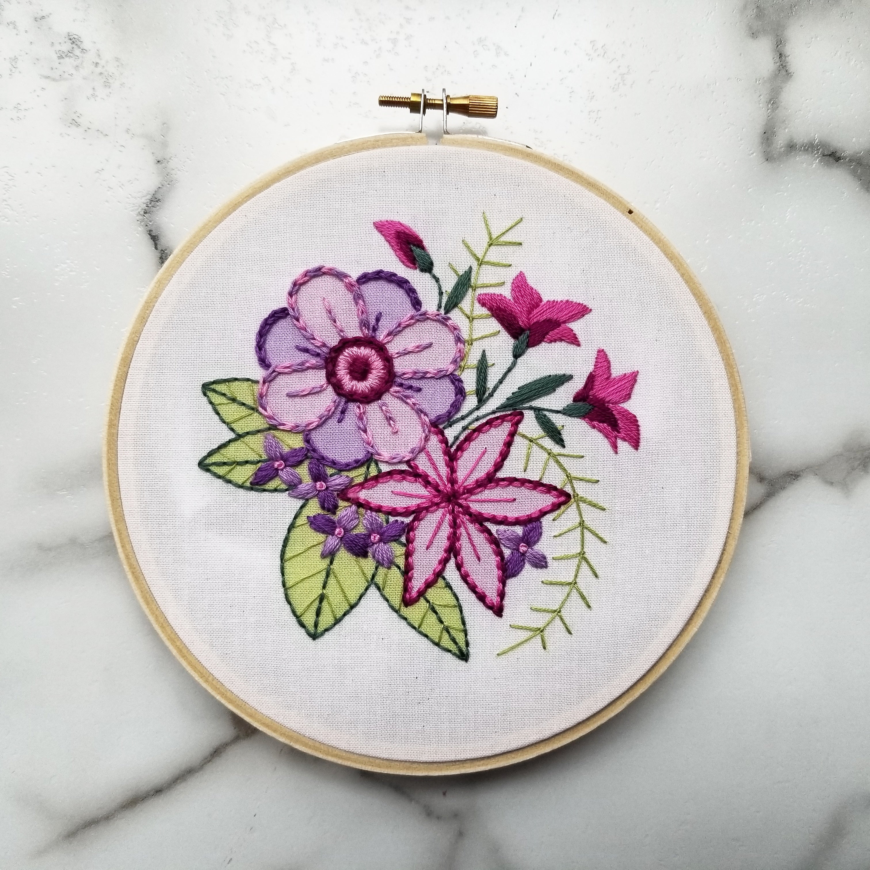 Bloom Hand Embroidery Pattern (PDF) – Jessica Long Embroidery