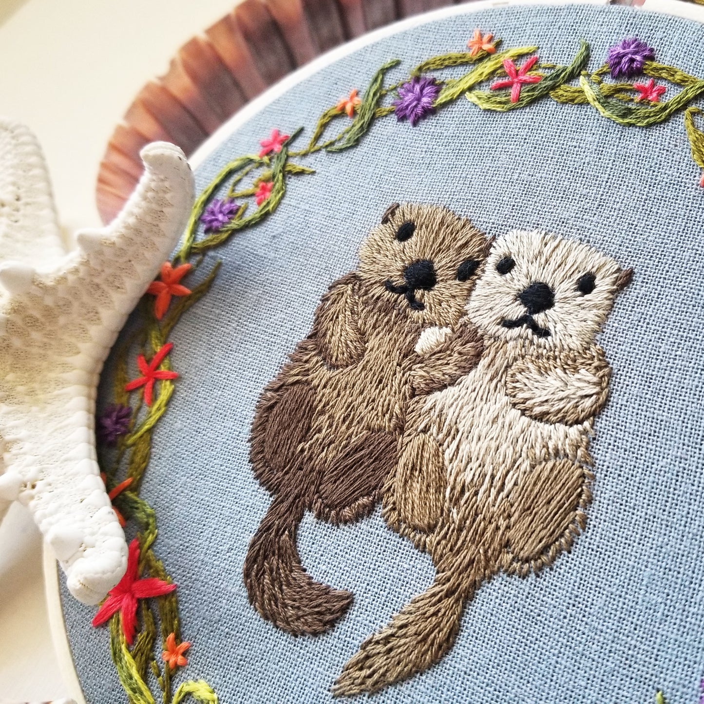 Otterly Adorable Embroidery Kit