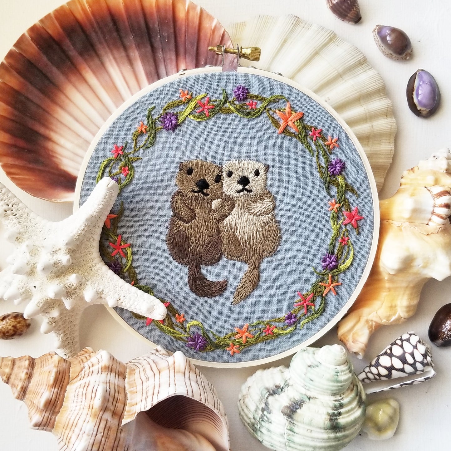 Otterly Adorable Embroidery Pattern (PDF)