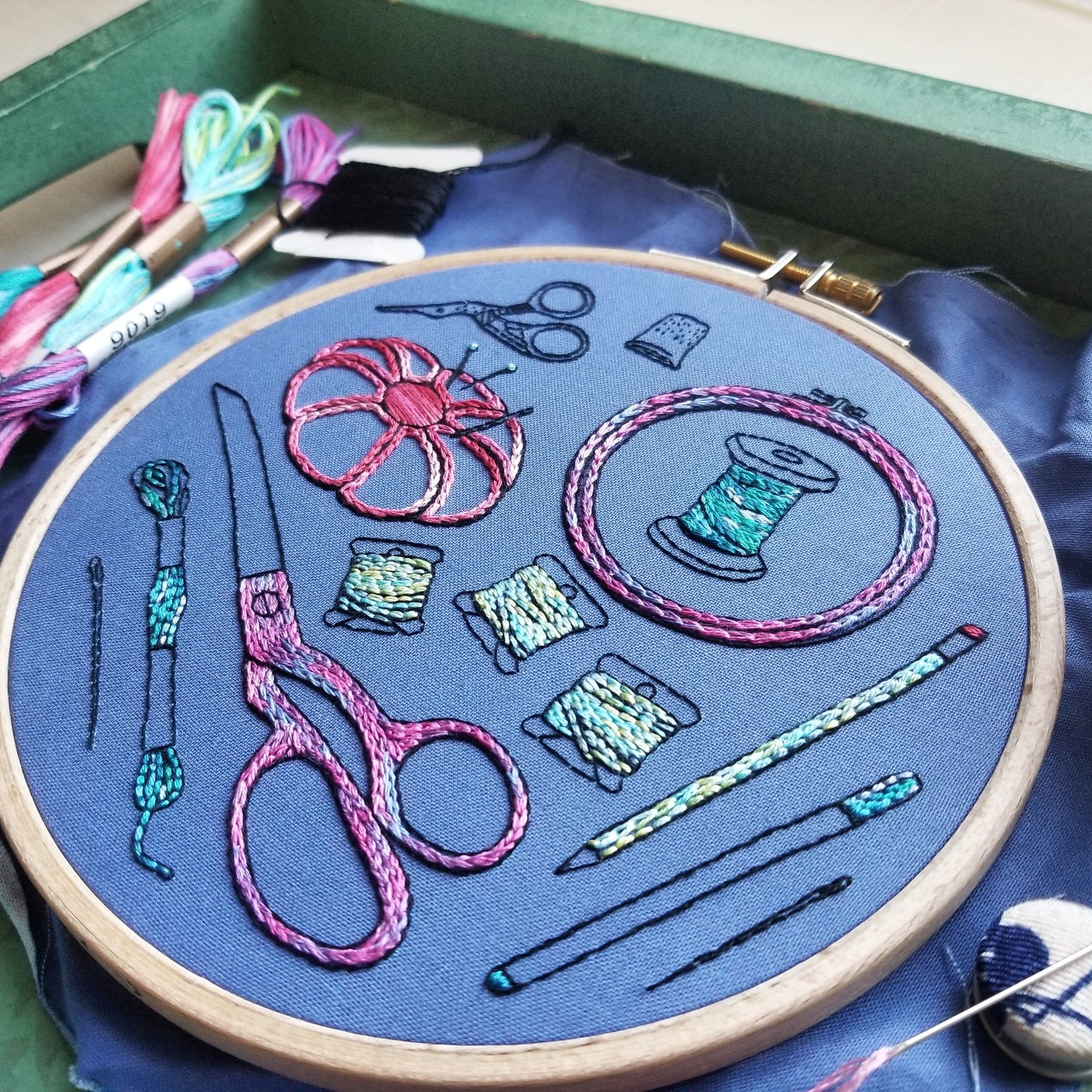 Let's Get Stitchy Hand Embroidery Pattern (PDF)