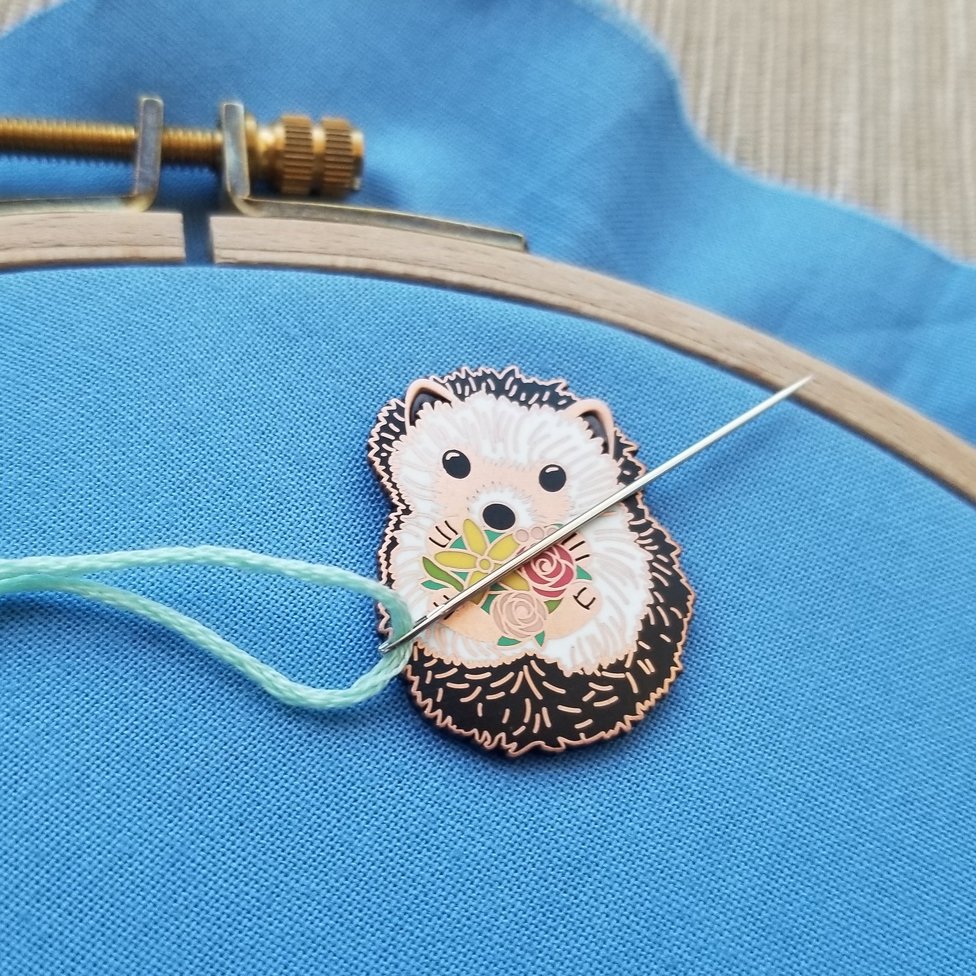 Crafty Woodland Creatures Needle Minders  Cute Stitching Hedgehog, Ow –  Snarky Crafter Designs