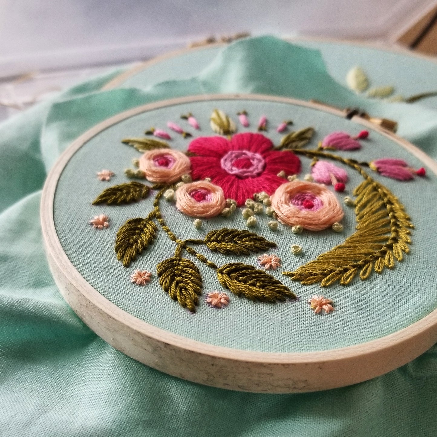 Fresh Blooms Embroidery Pattern (PDF)