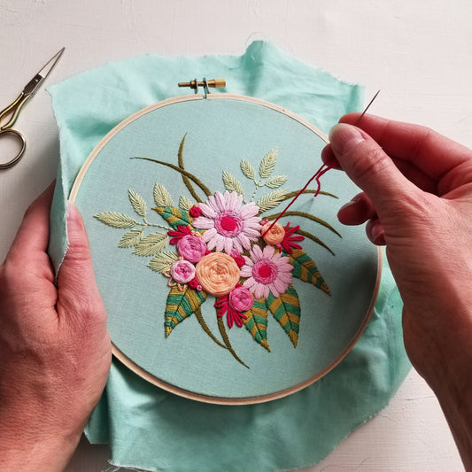 Fresh Blooms Embroidery Pattern (PDF)