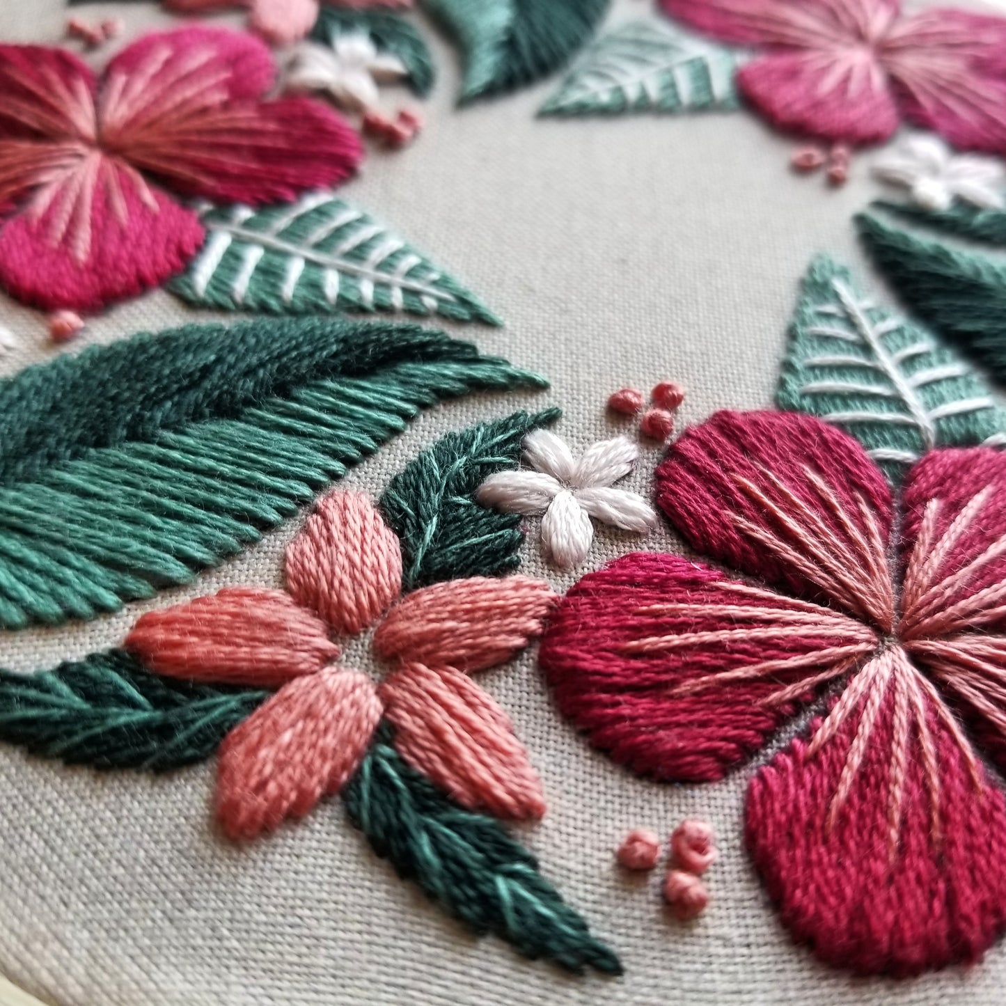 Floral Flourish Embroidery Kit