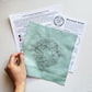 Floral Flourish Printed Fabric