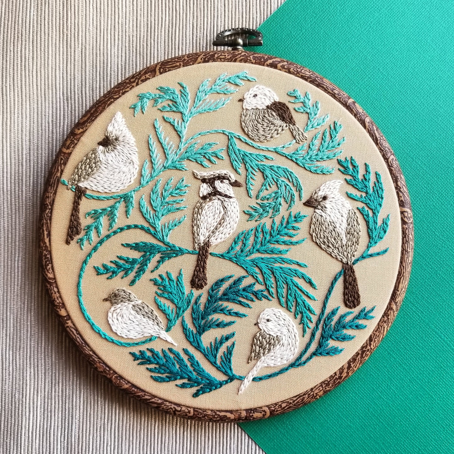 Winter Birds Embroidery Pattern (PDF)