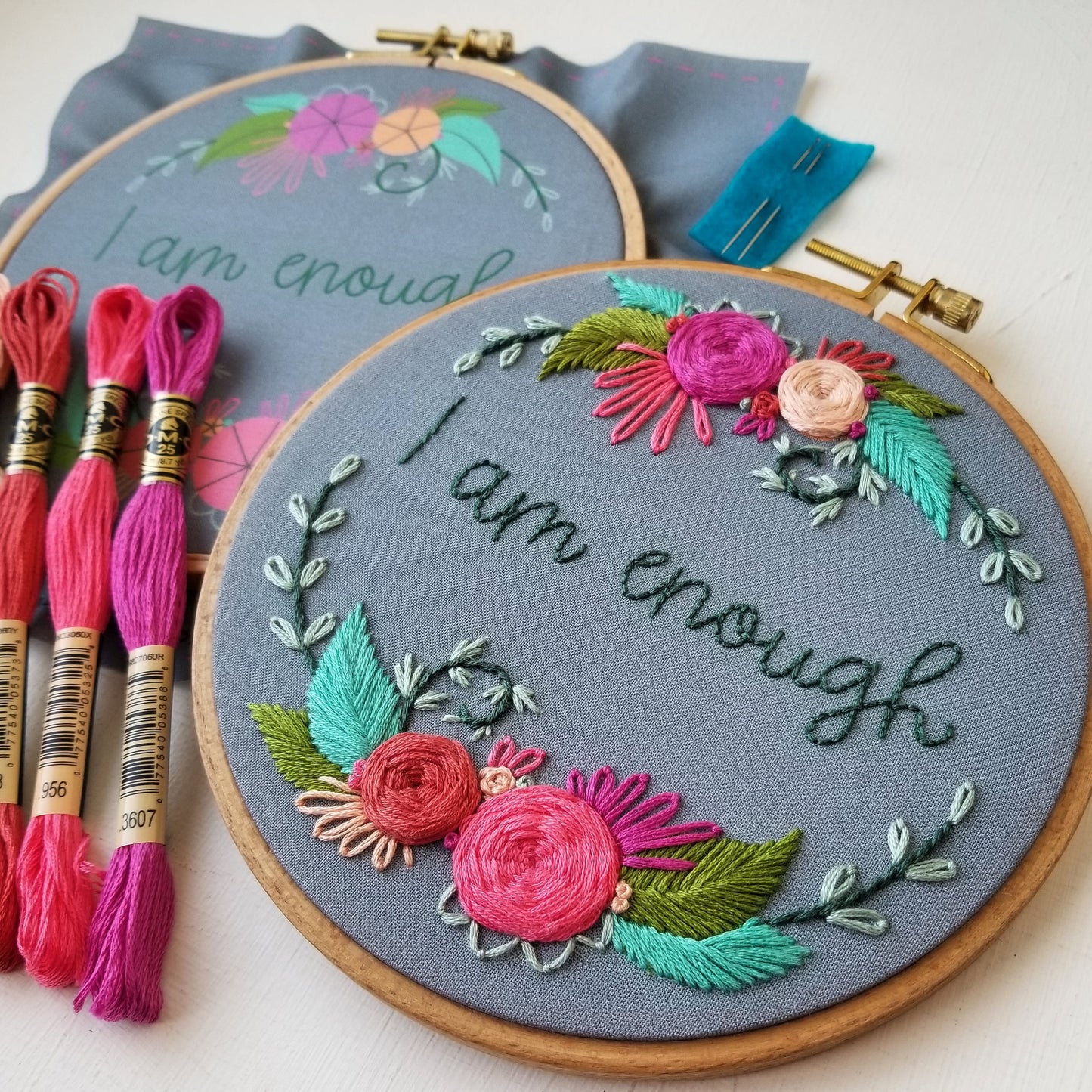 Words to Bloom By Embroidery Kit