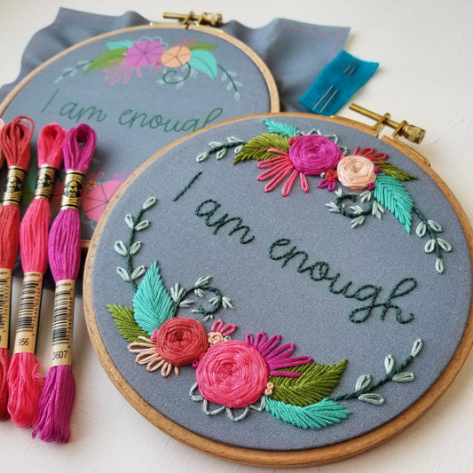 Floral Flourish Embroidery Kit – Jessica Long Embroidery