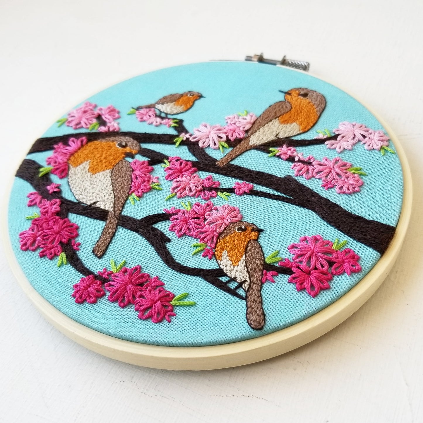 Spring Birds Embroidery Pattern (PDF)