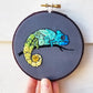 Chameleon Embroidery Pattern (PDF)