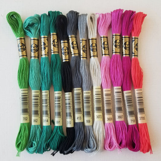 Iris DMC Floss Bundle – Jessica Long Embroidery