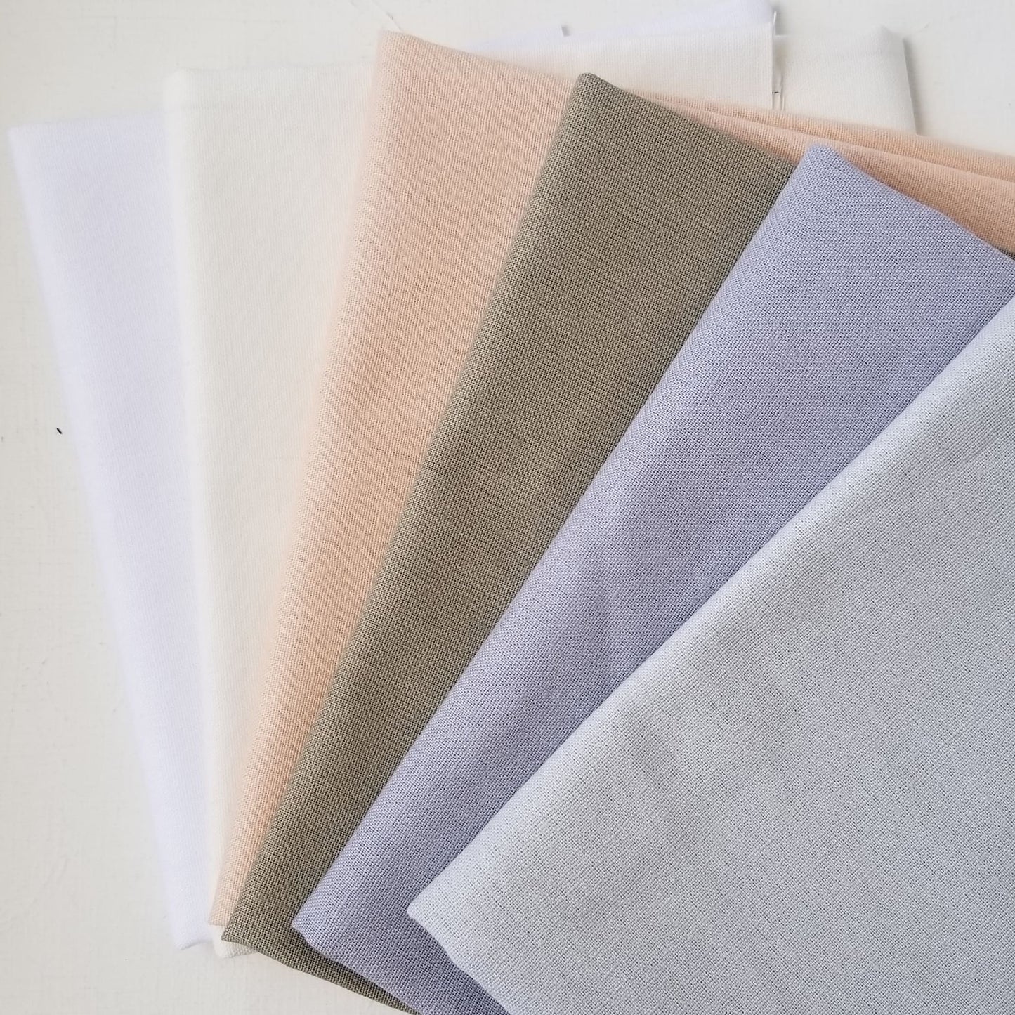 Essex Linen Blend Fabric Bundle: Darling