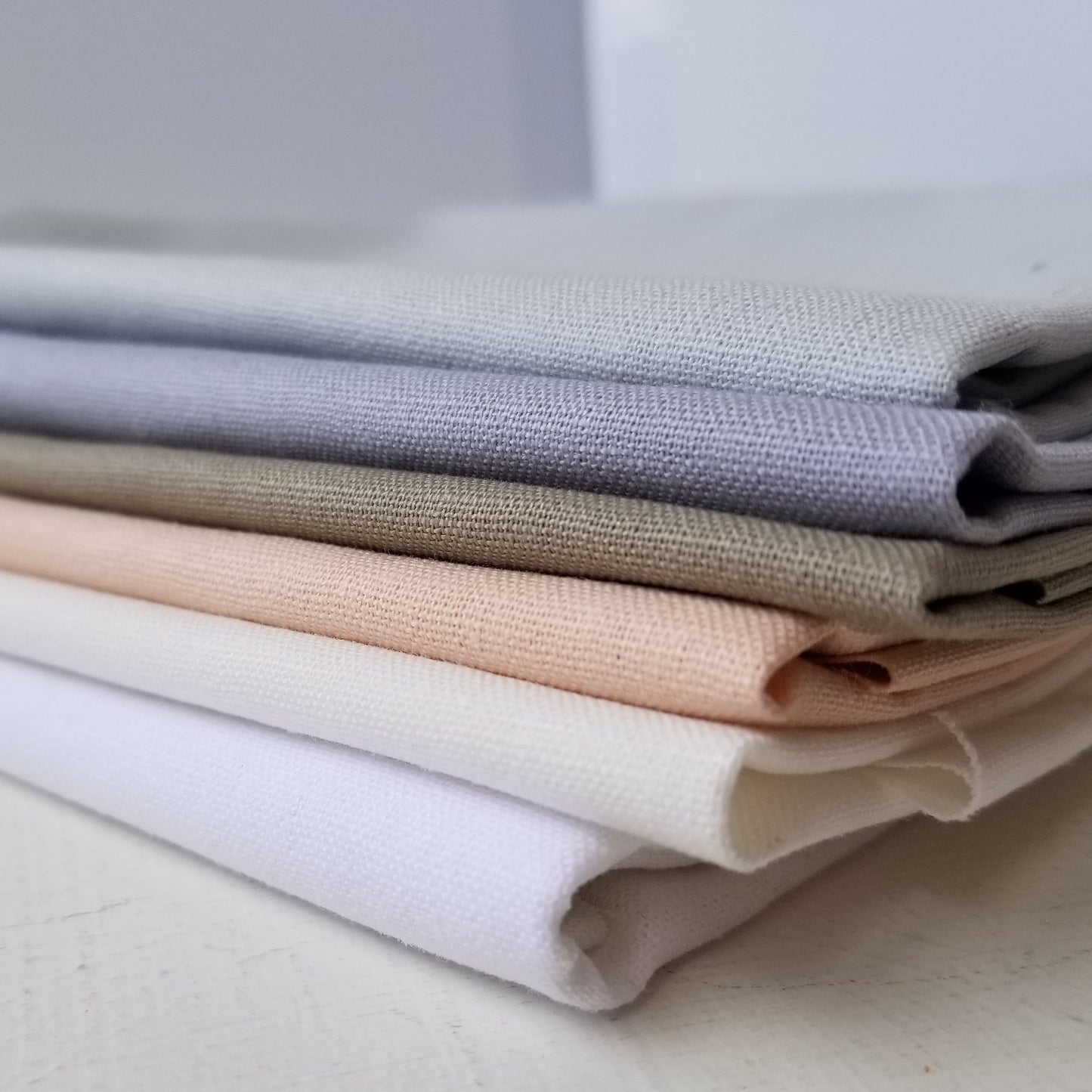 Essex Linen Blend Fabric Bundle: Darling