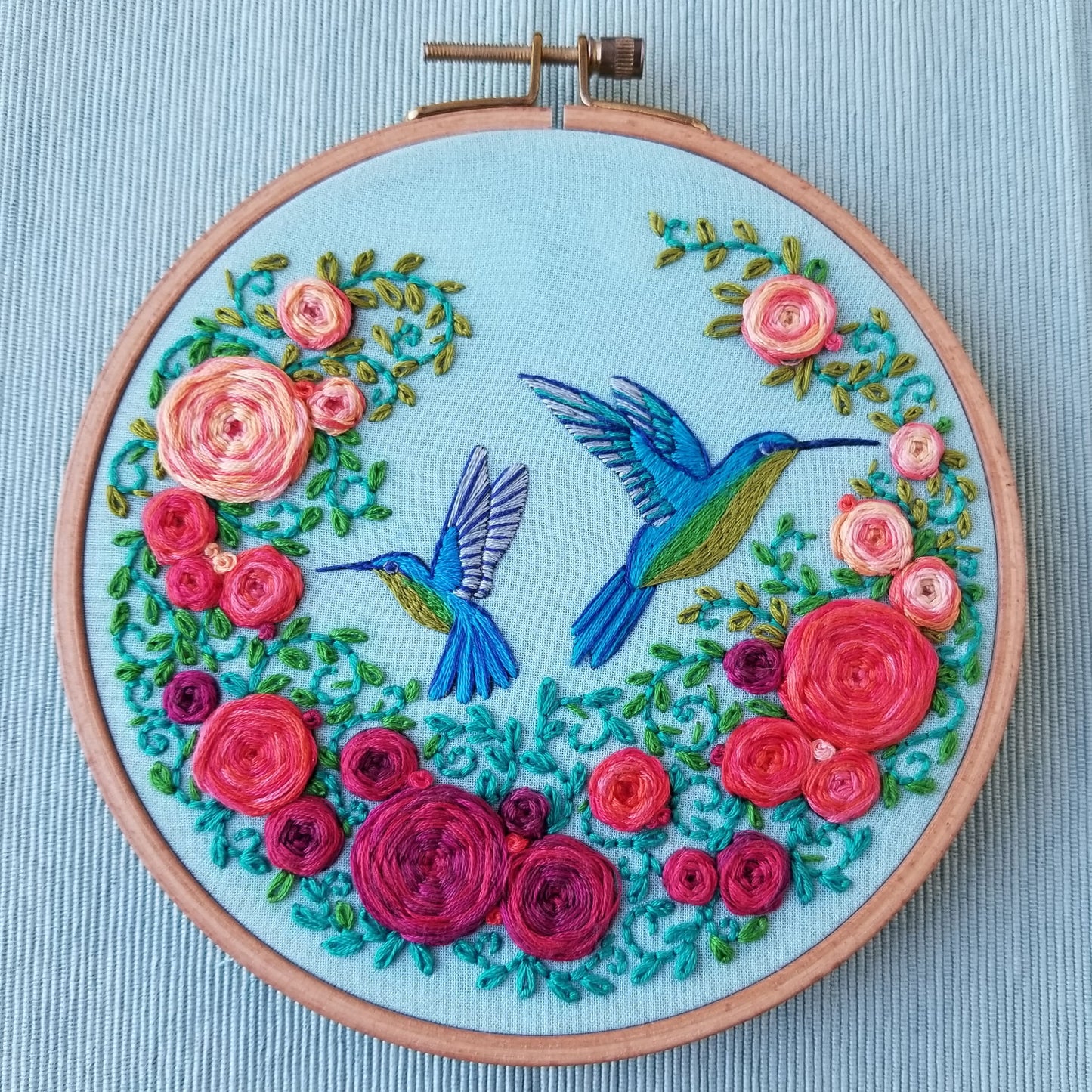 Summer Birds Embroidery Kit