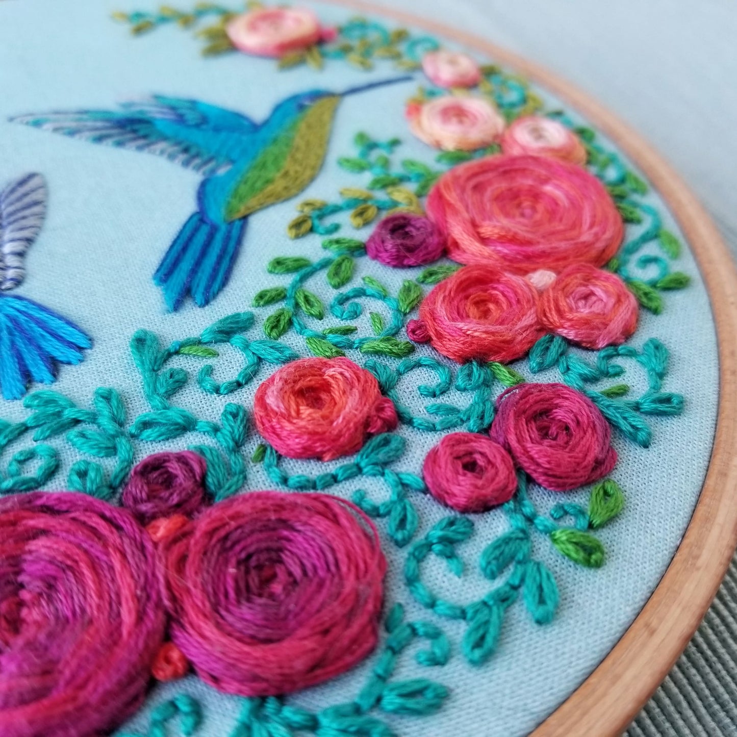 Summer Birds Embroidery Kit