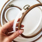 Faux Wood Embroidery Hoops