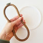 Faux Wood Embroidery Hoops