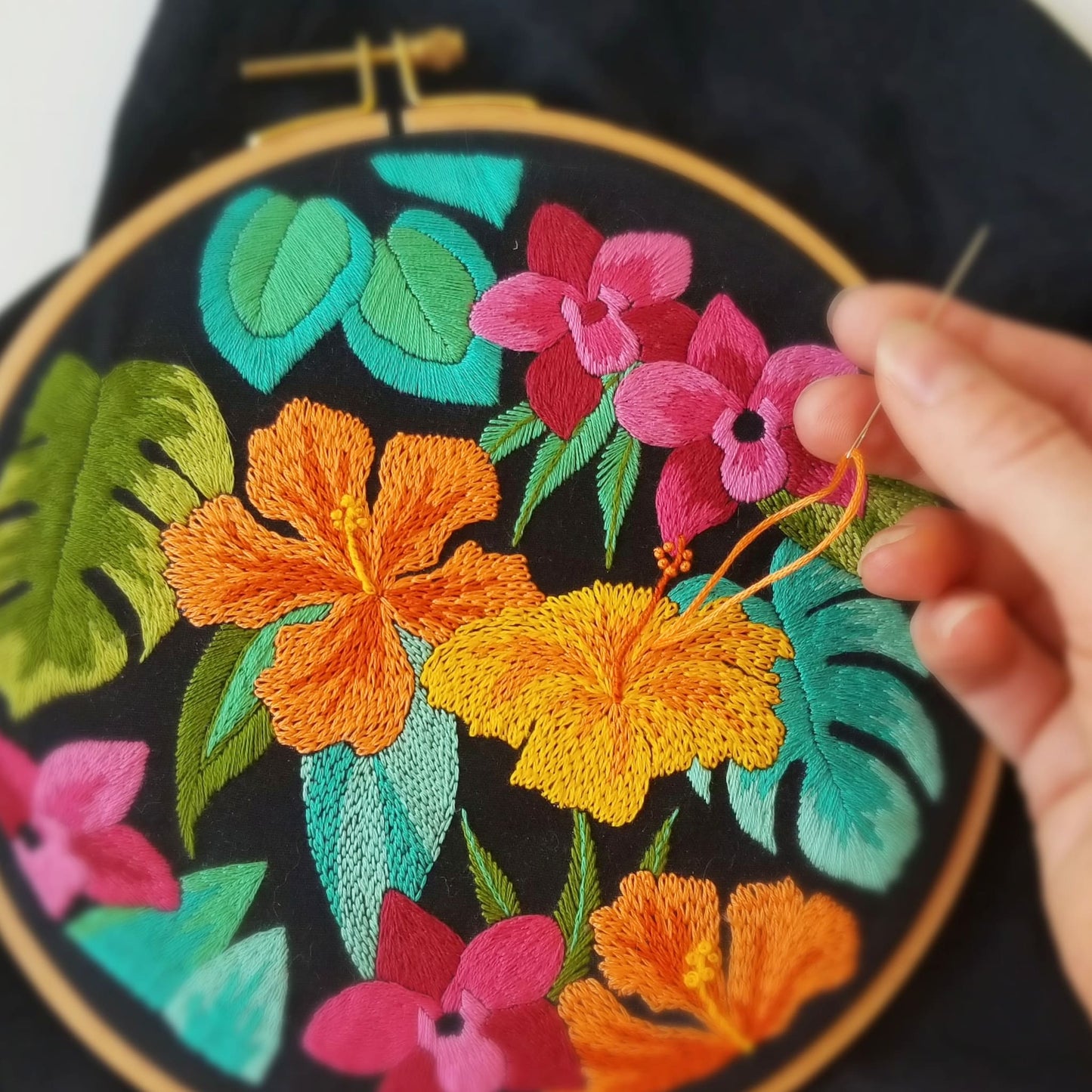 Lush Blooms Embroidery Pattern (PDF)