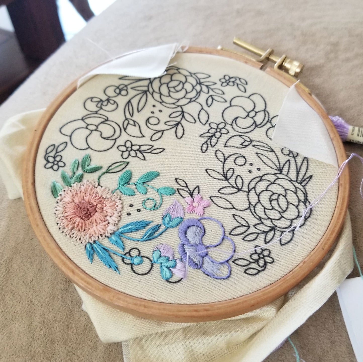 Summer's Garden Embroidery Pattern (PDF)