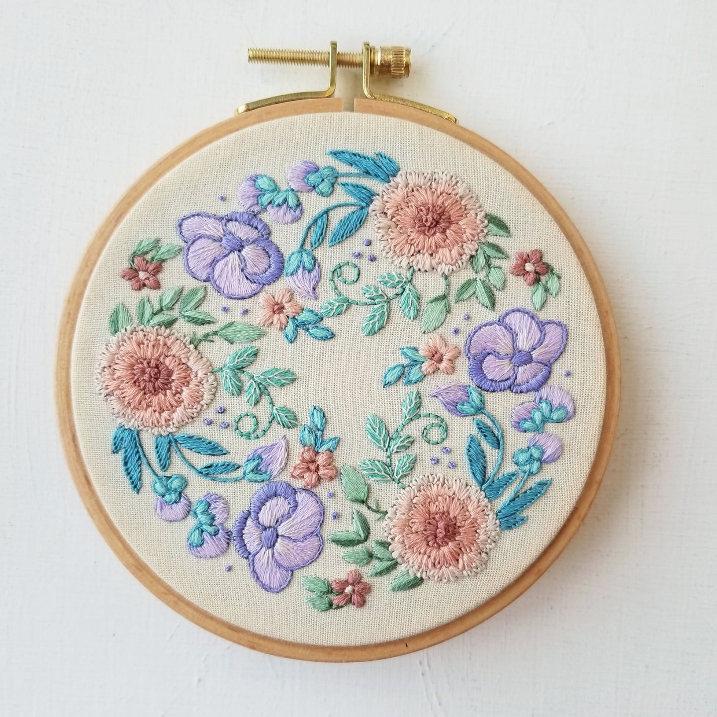 Summer's Garden Embroidery Pattern (PDF) – Jessica Long Embroidery