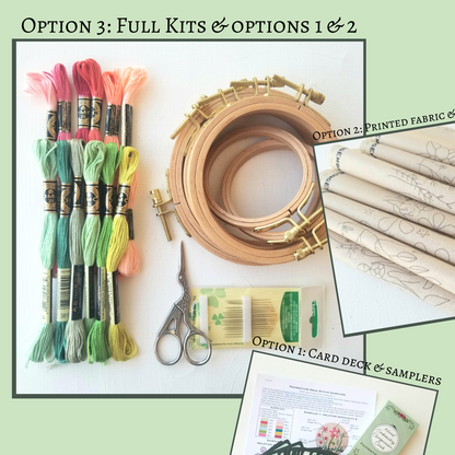 Hand Embroidery Companion Cards: Foundation Deck