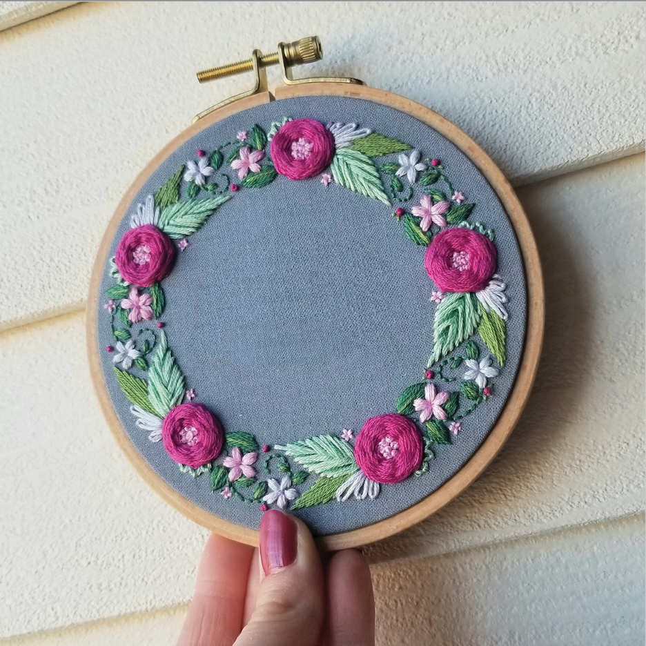 "Gather...somewhere else" Embroidery Kit