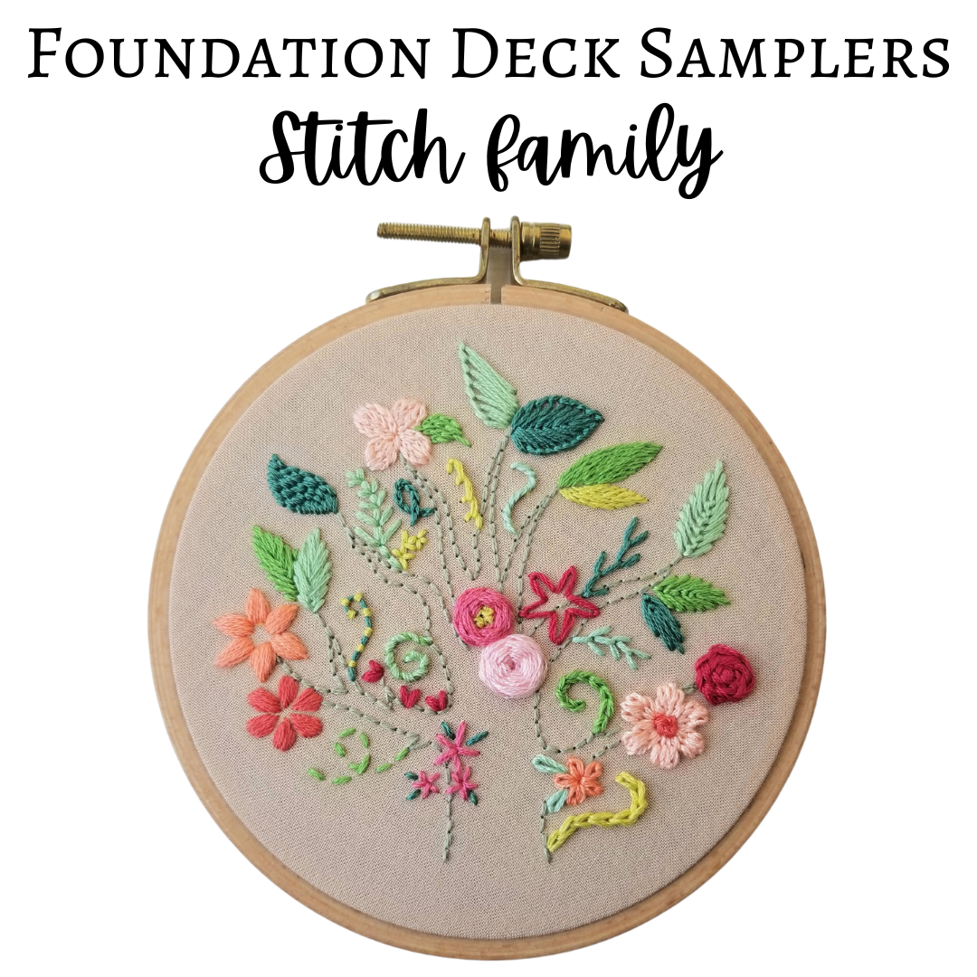 Hand Embroidery Companion Cards: Foundation Deck – Jessica Long